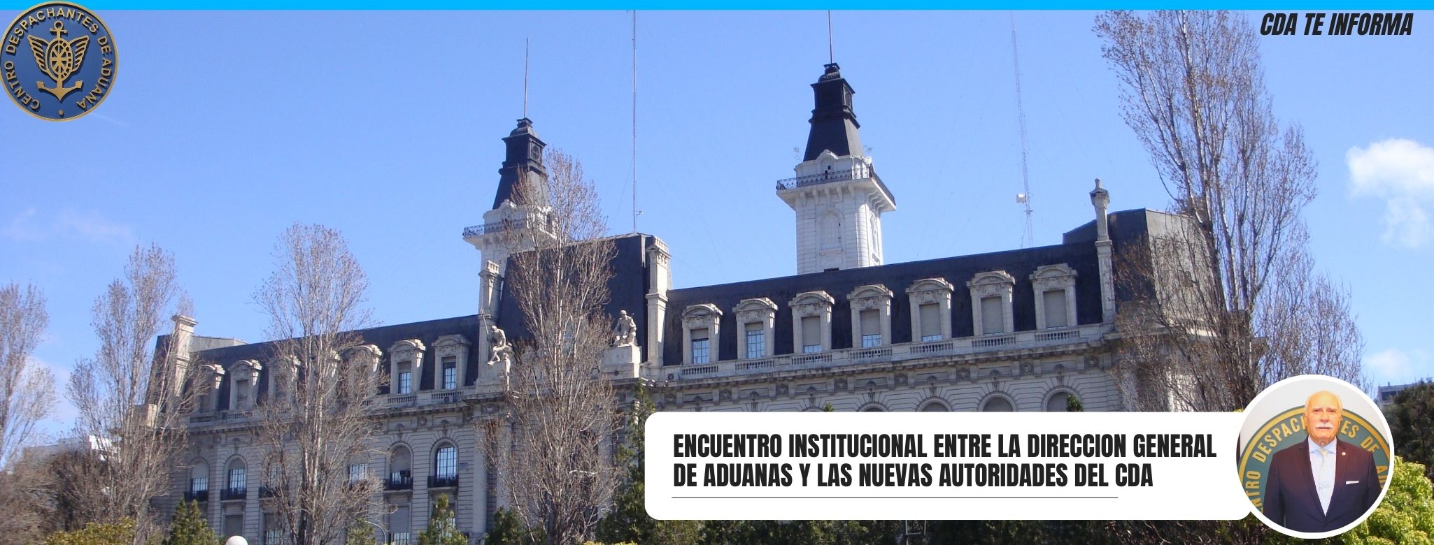 Encuentro institucional entre la Dirección General de Aduanas y las nuevas autoridades del CDA