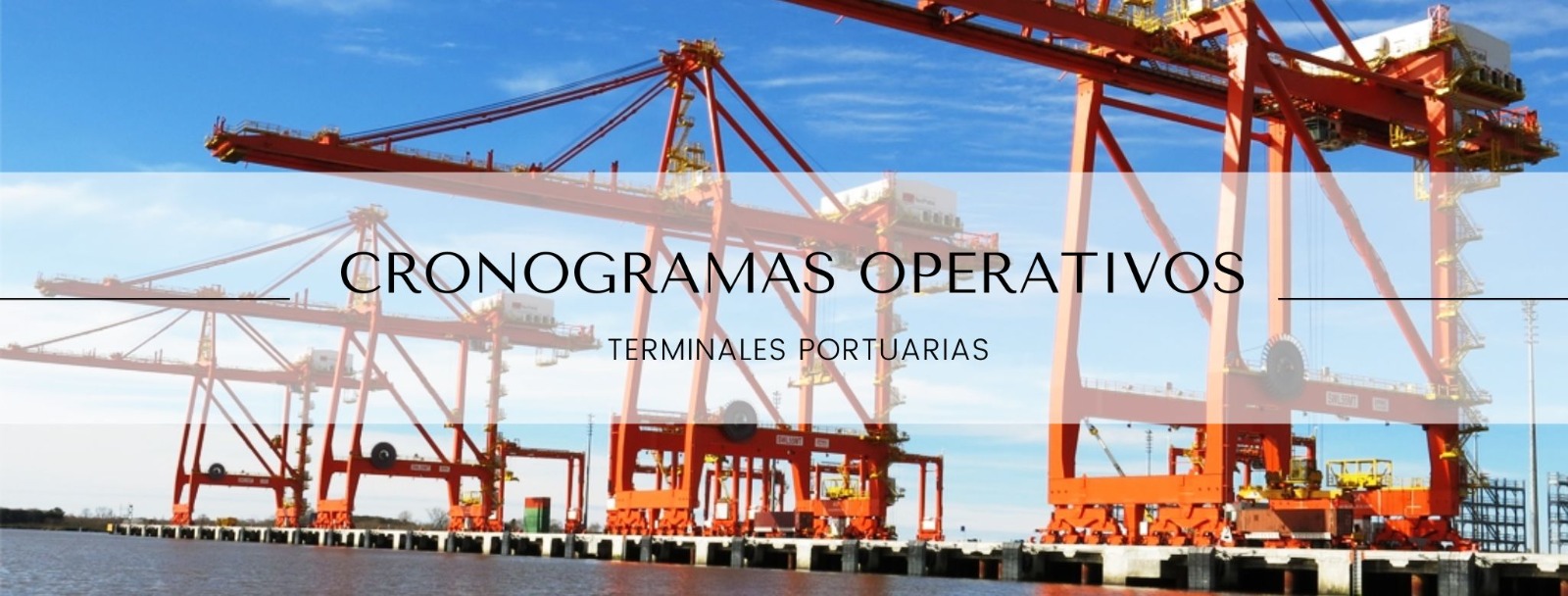 Cronogramas operativos de las Terminales Portuarias: Feriados 9 y