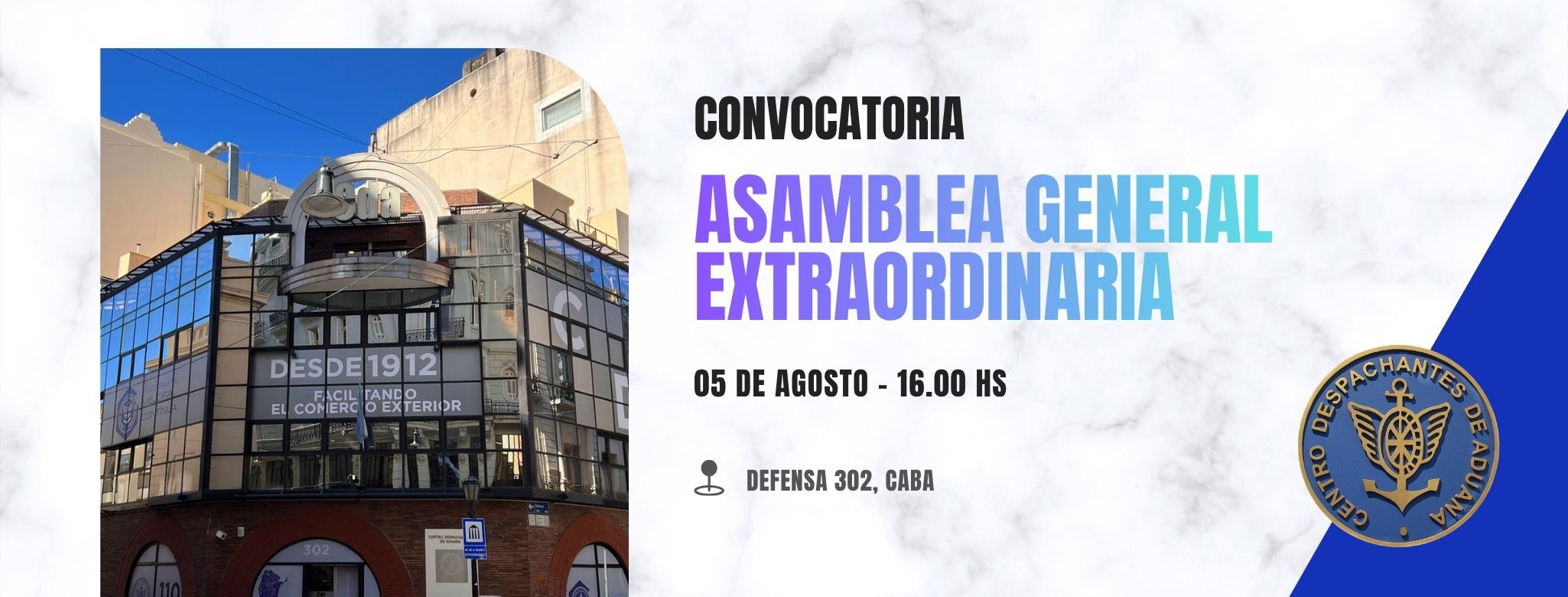 Convocatoria Asamblea General Extraordinaria 