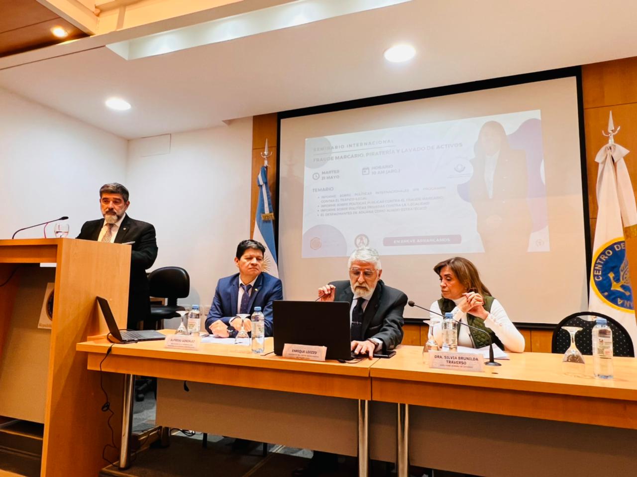 Seminario Internacional: Fraude marcario, piratería y lavado de activos
